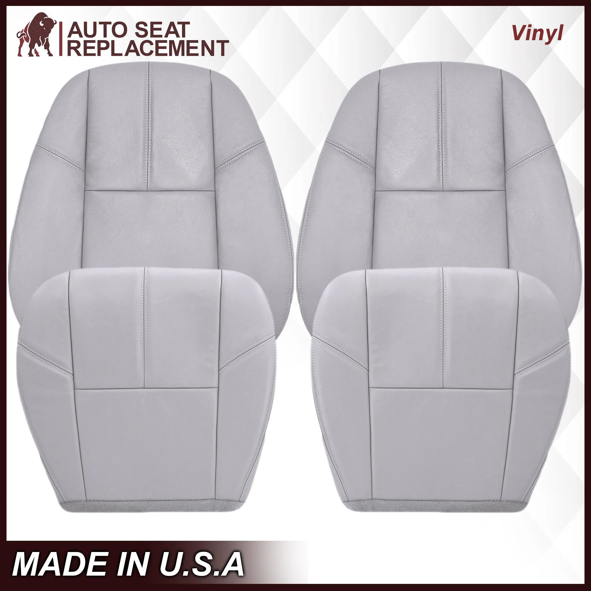 2007-2013 Chevy Avalanche Seat Cover In Gray: Choose From Variation