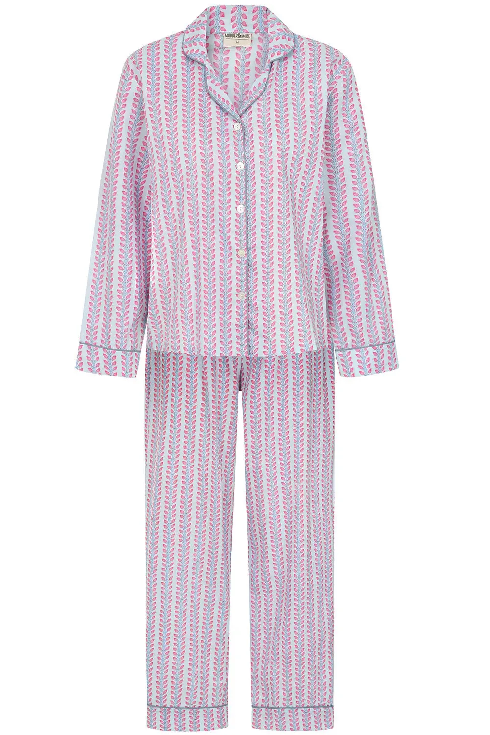 Blossom Stripe Long Pyjama Set