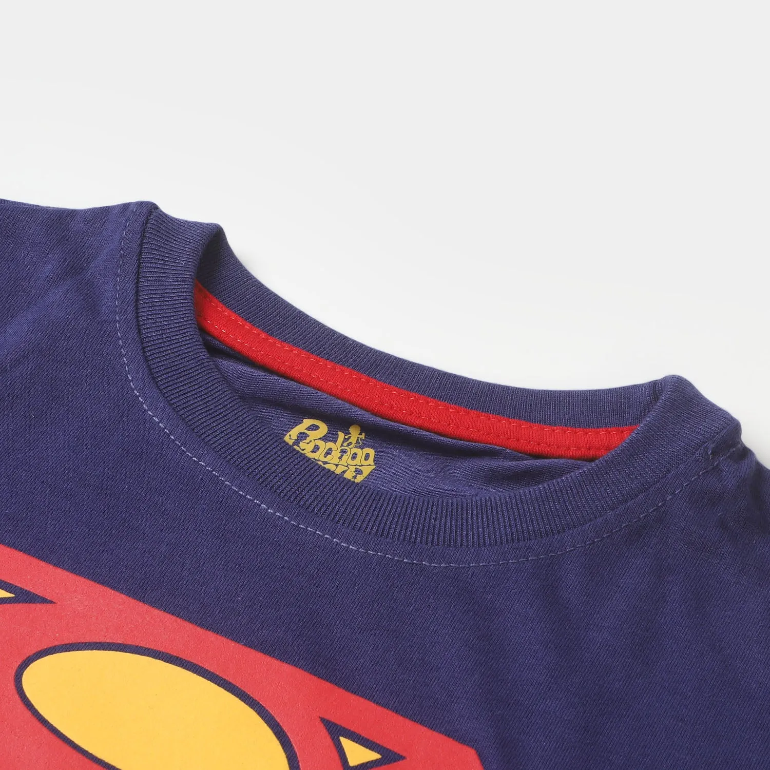 Boys Knitted NightWear Suit Action Hero - Navy Blue
