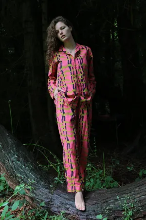 Can Nara (Pink) Pyjama Top/Trouser