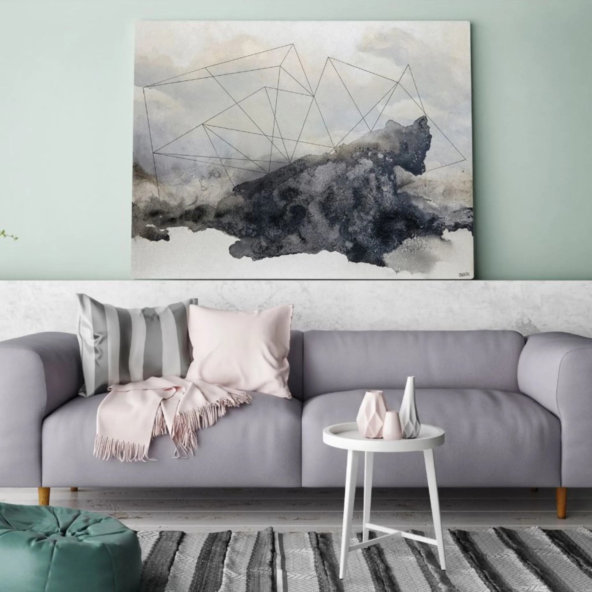 Cloudy Storm Canvas 48.00" x 36.00"