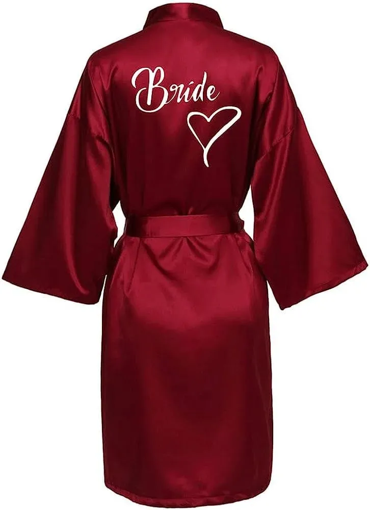 Custom Bride & Bridesmaid Team Robes