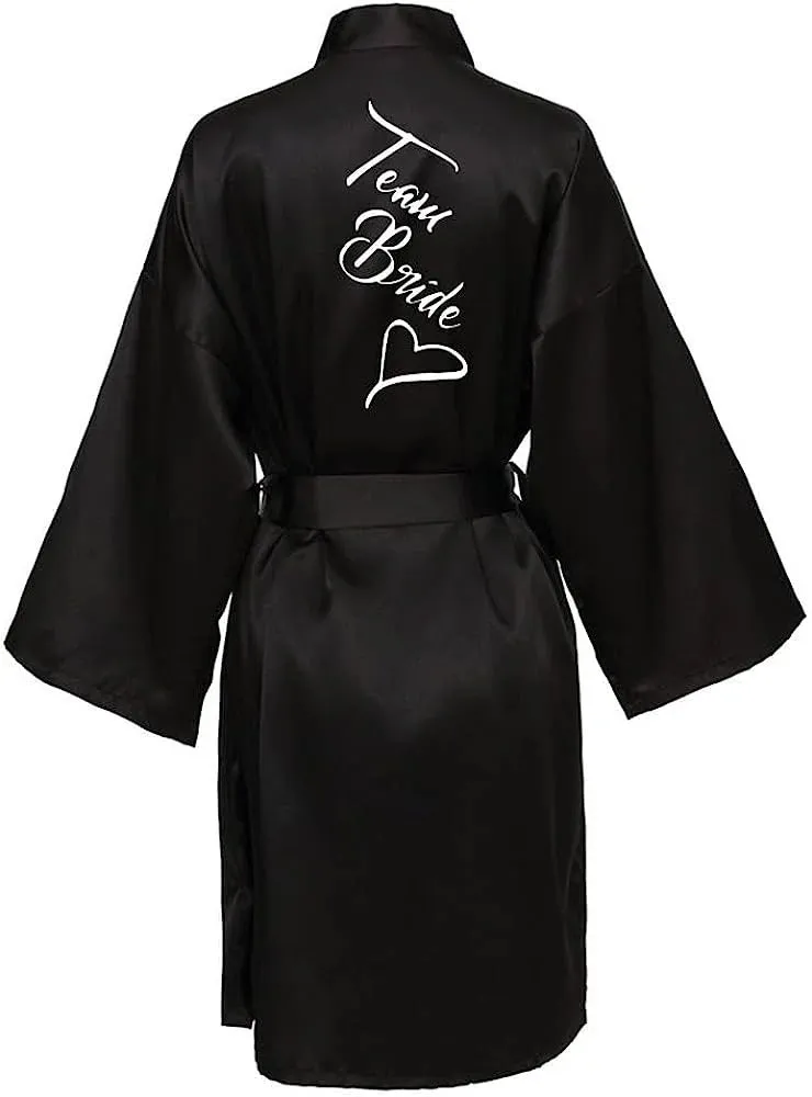 Custom Bride & Bridesmaid Team Robes