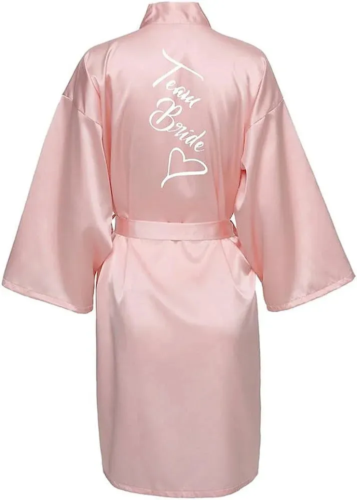Custom Bride & Bridesmaid Team Robes