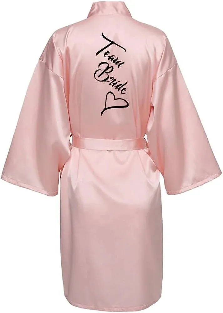 Custom Bride & Bridesmaid Team Robes
