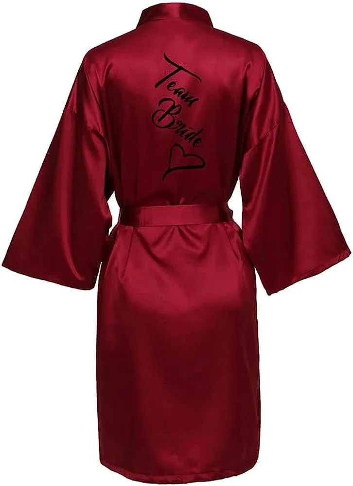 Custom Bride & Bridesmaid Team Robes