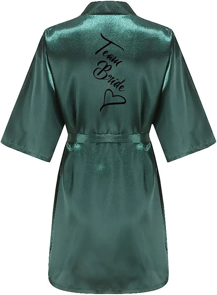 Custom Bride & Bridesmaid Team Robes