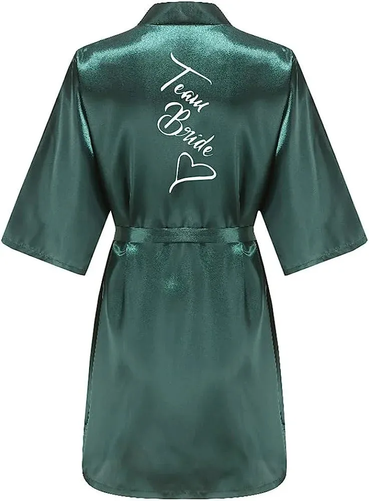 Custom Bride & Bridesmaid Team Robes
