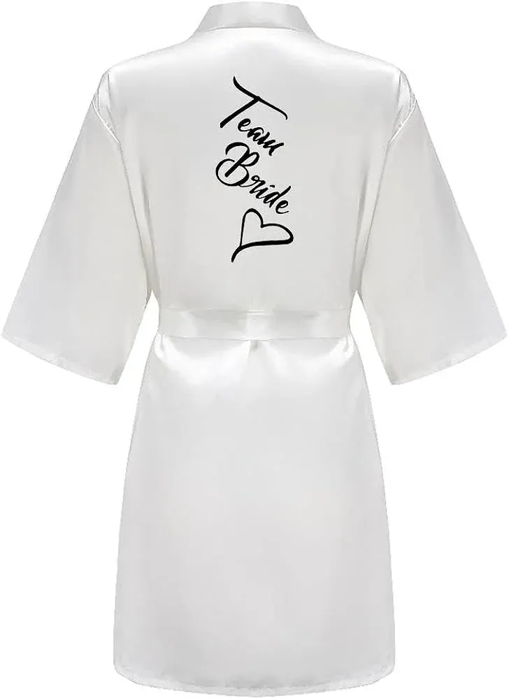 Custom Bride & Bridesmaid Team Robes