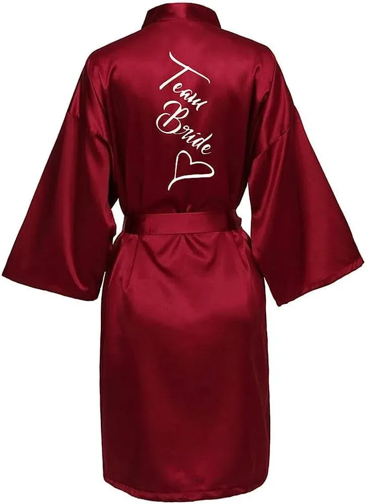 Custom Bride & Bridesmaid Team Robes