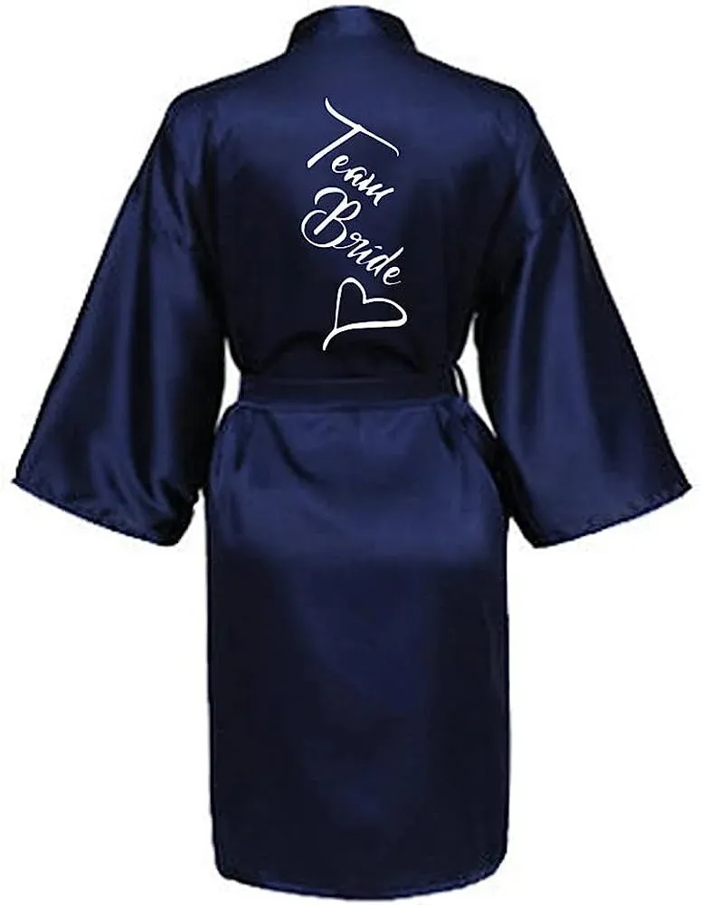 Custom Bride & Bridesmaid Team Robes