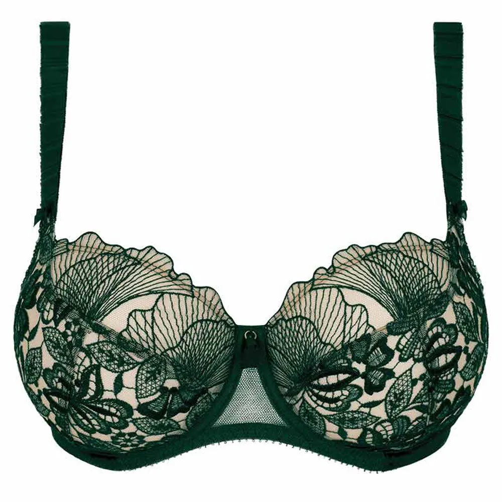 Empreinte 'Agathe' Fougere (Forest Green) Low-Necked Bra