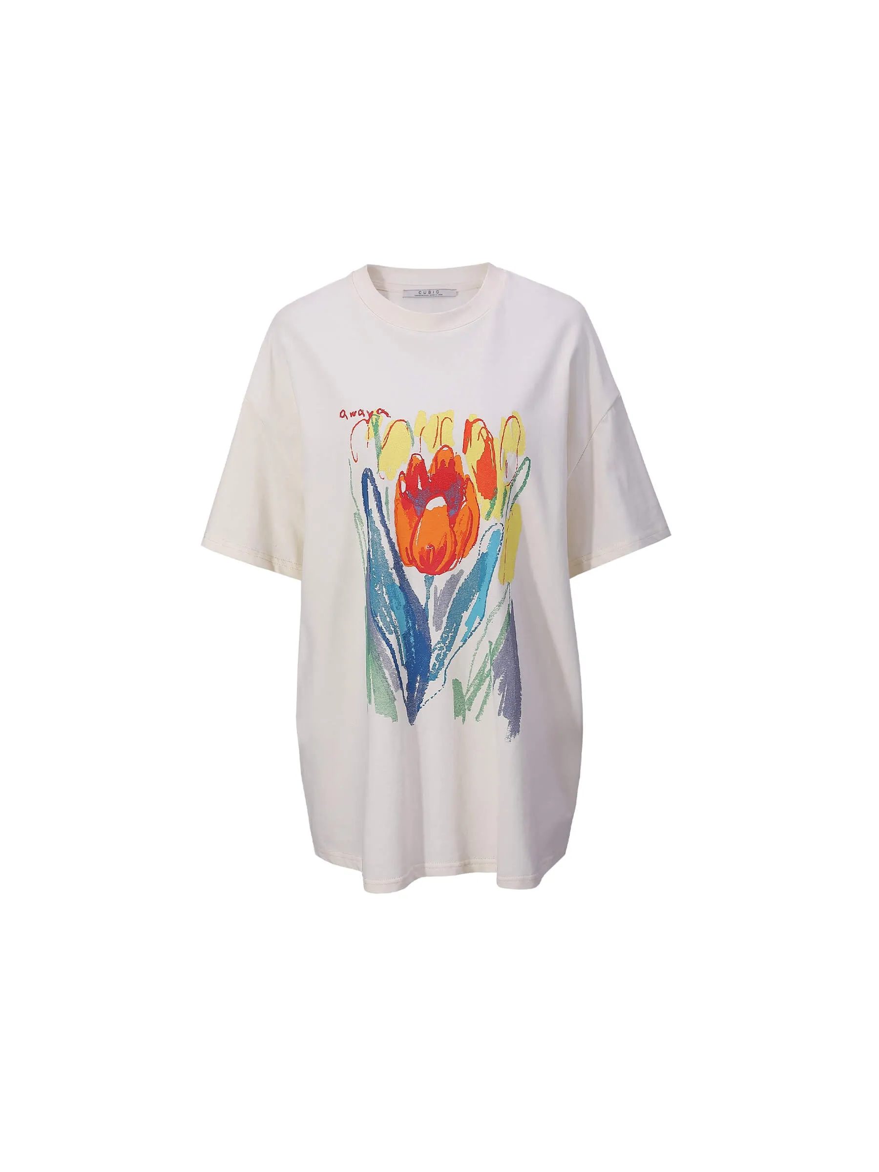 Floral Print Loose T-shirt