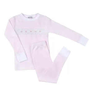 Girls Hazel And Hugo Pink Pyjama