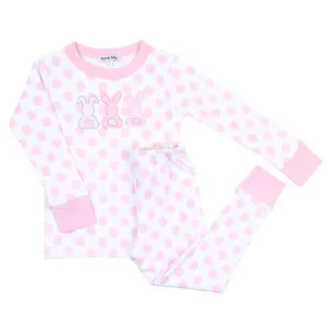 Girls Pink Bunny Pyjama
