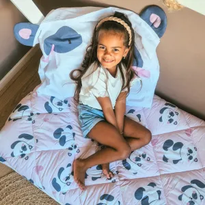 HappyDuvet Kids - Peter Panda - 100% Cotton All season Coverless duvet