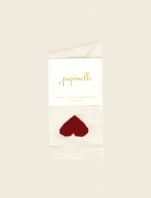 Heart Organic Cotton Socks