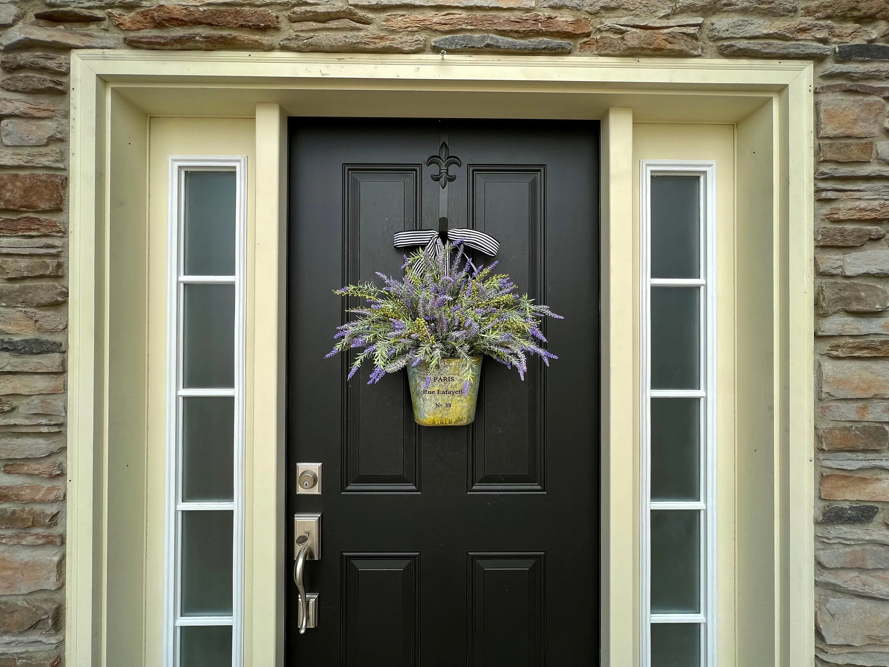Lavender Bliss French Basket Wreath
