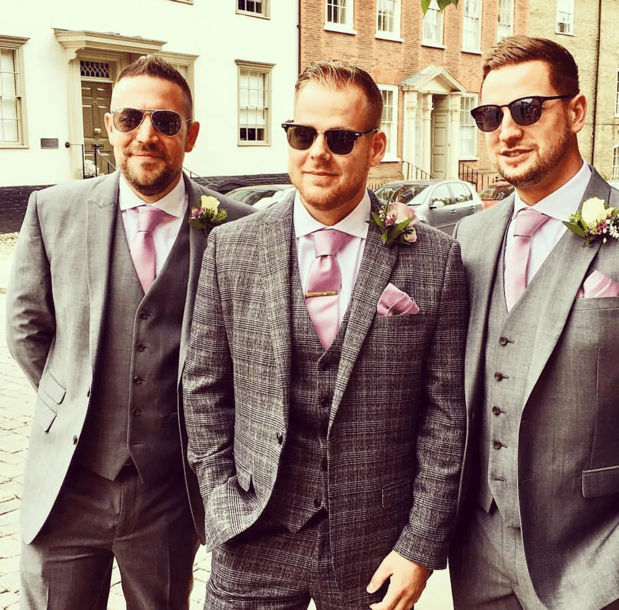 Lavender Frost Pocket Square