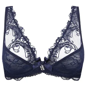 Lise Charmel 'Soir de Venise' Midnight Blue Glam Triangle Bra