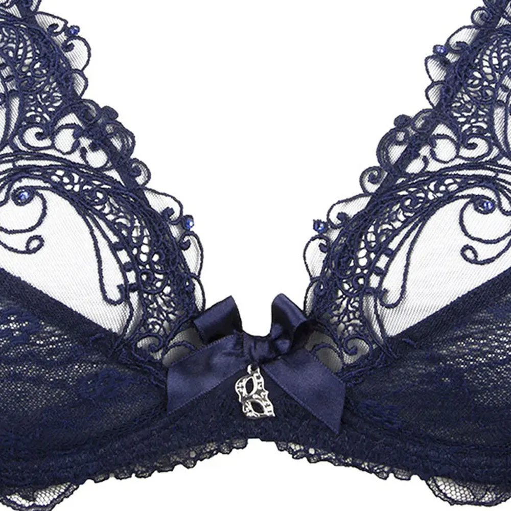 Lise Charmel 'Soir de Venise' Midnight Blue Glam Triangle Bra