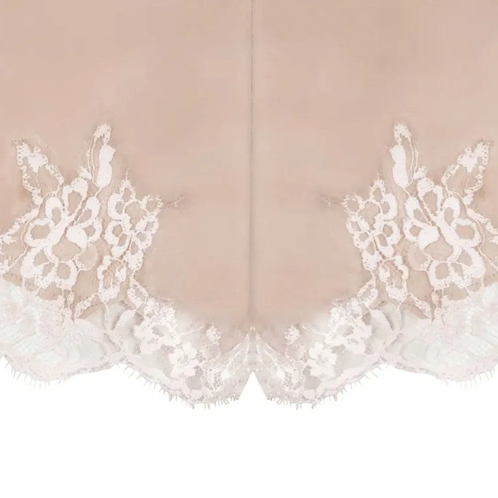 Lise Charmel 'Splendeur Soie' Nude/Dusky Pink Silk Shorts/French Knickers