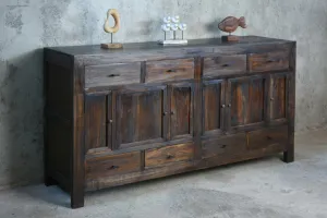 Modern Sideboard 6Doors
8Drawers w/RG 71.2x18.8x38.2"H (181x48x97cm) Ant Gray