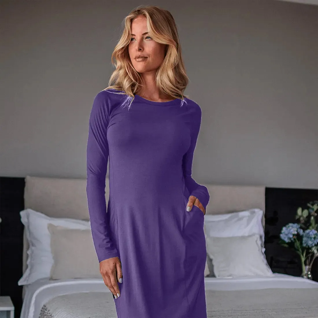 NATTWELL™ Night Dress Long Sleeve - Various Colours