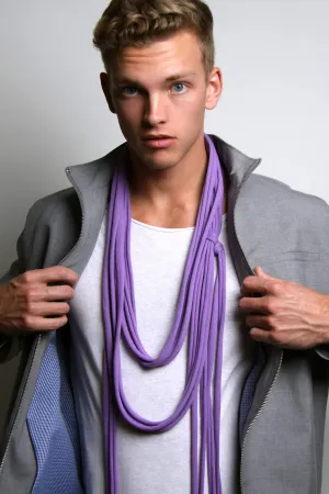 Necklush Long Scarf / Purple Lavender / Unisex