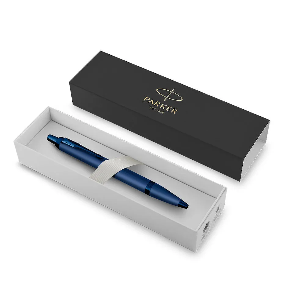 Parker IM Monochrome Blue Ballpoint Pen