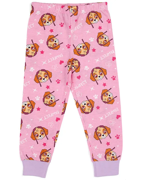 PAW Patrol Girls Pyjamas Long OR Short Bottoms Option - Purple