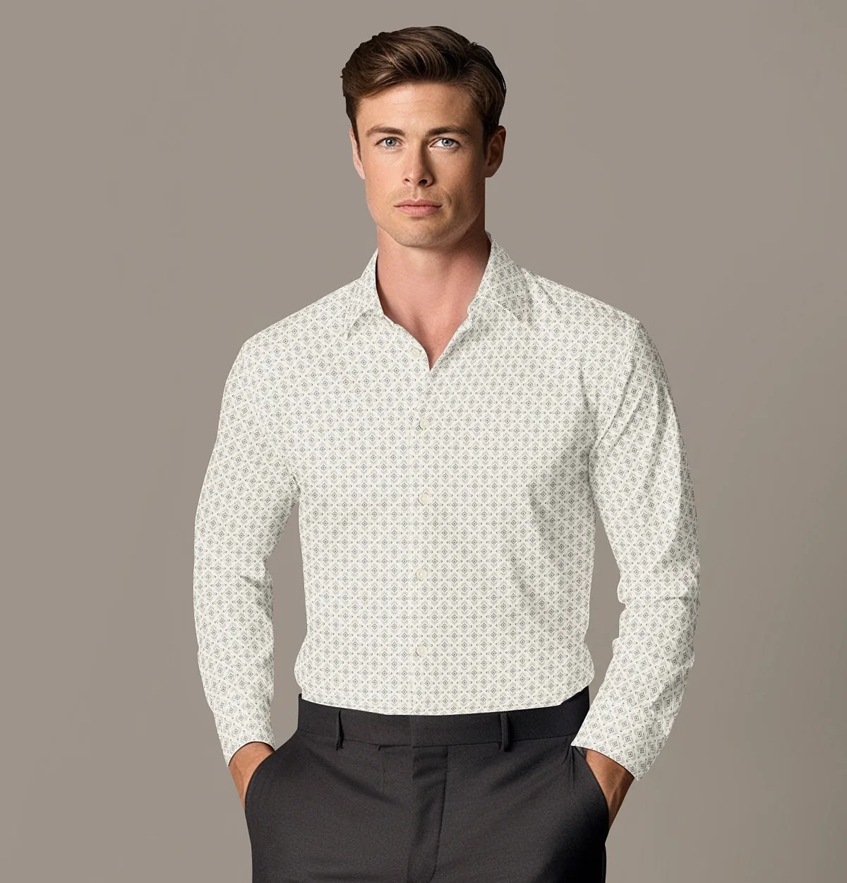 Pure Cotton - Long Sleeve - White Prism