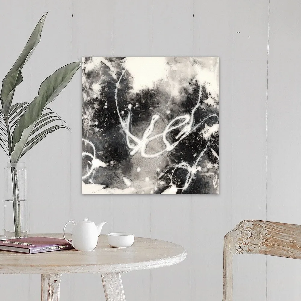 "Achromic Whispers I" Canvas Wall Art