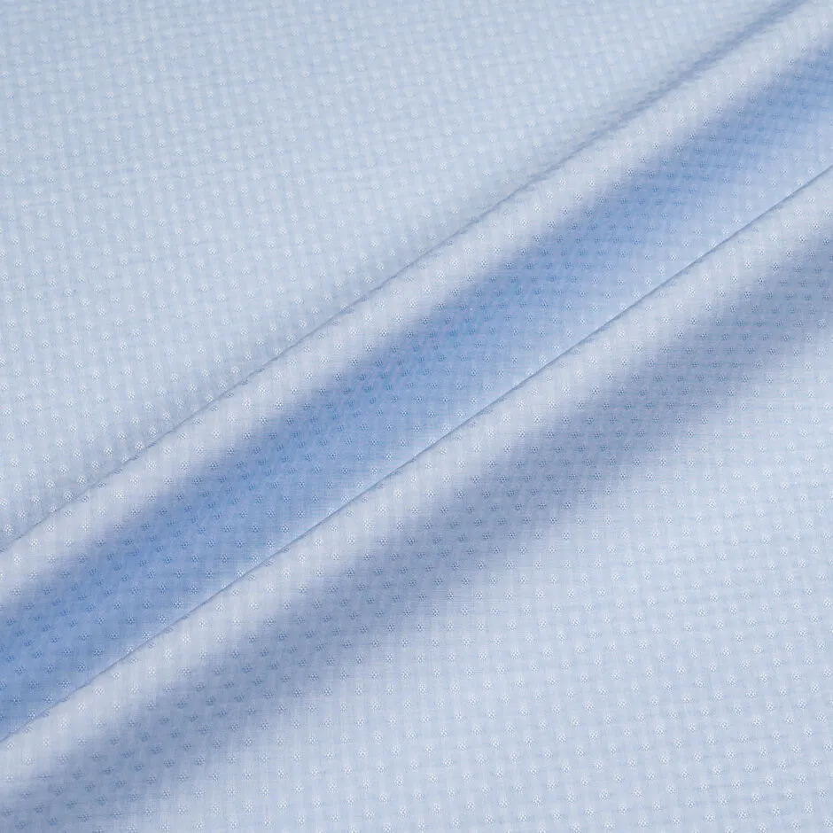 Rich Sky Blue Multi Jacquard Pure Cotton