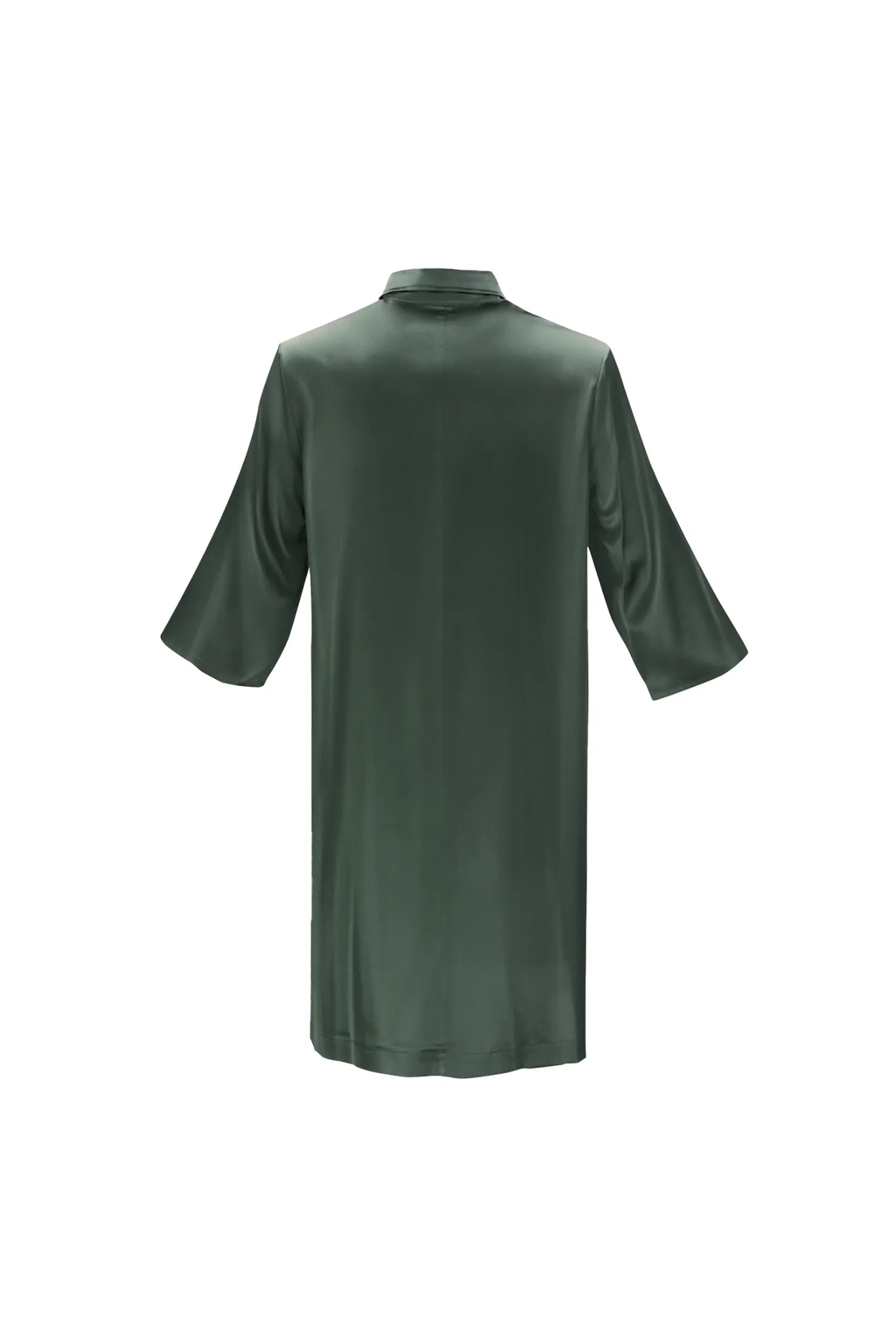 Silk Shirt 'Felicia' in Rich Green