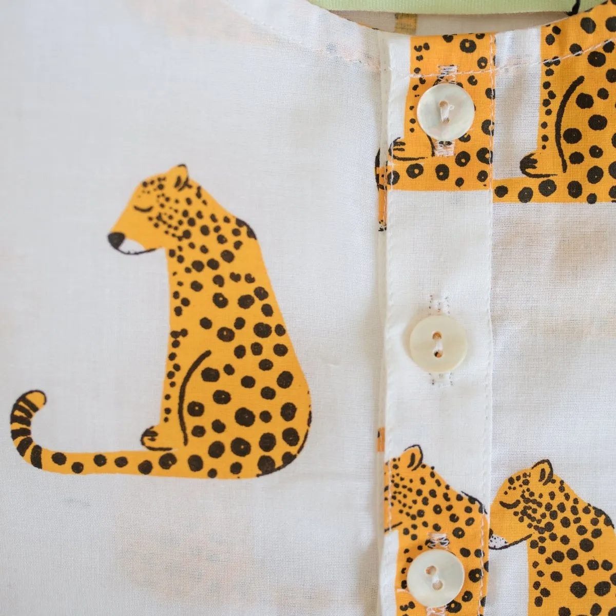 Spotty Leopard- Unisex Kids Cotton Nightwear