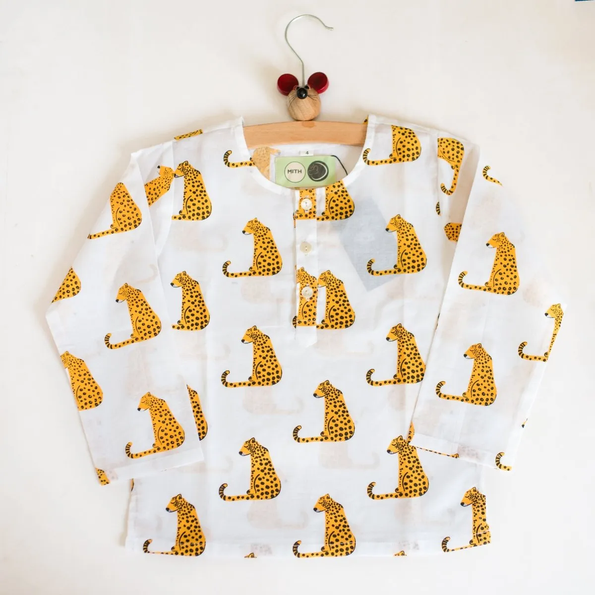 Spotty Leopard- Unisex Kids Cotton Nightwear