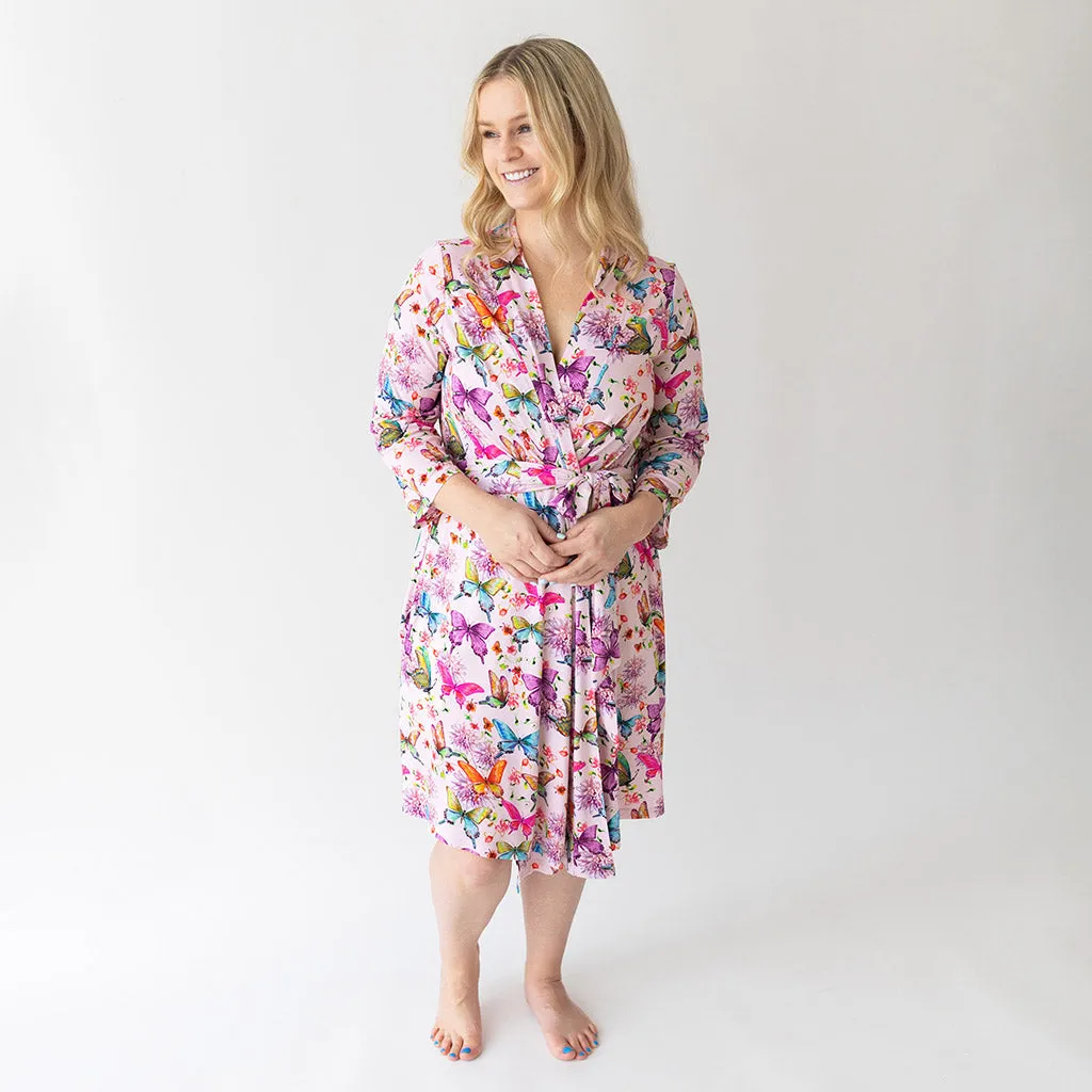 Watercolor Butterfly Robe